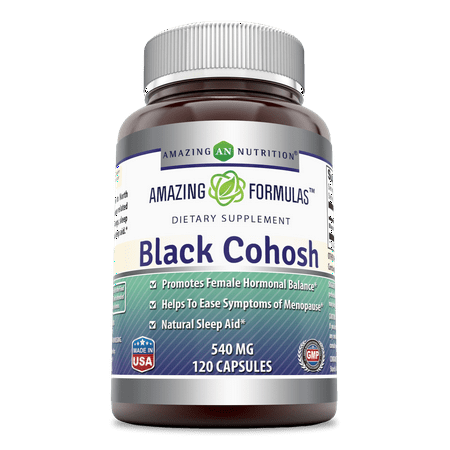 Amazing Formulas Black Cohosh 540 Mg 120 Capsules (Best Black Cohosh Supplement)