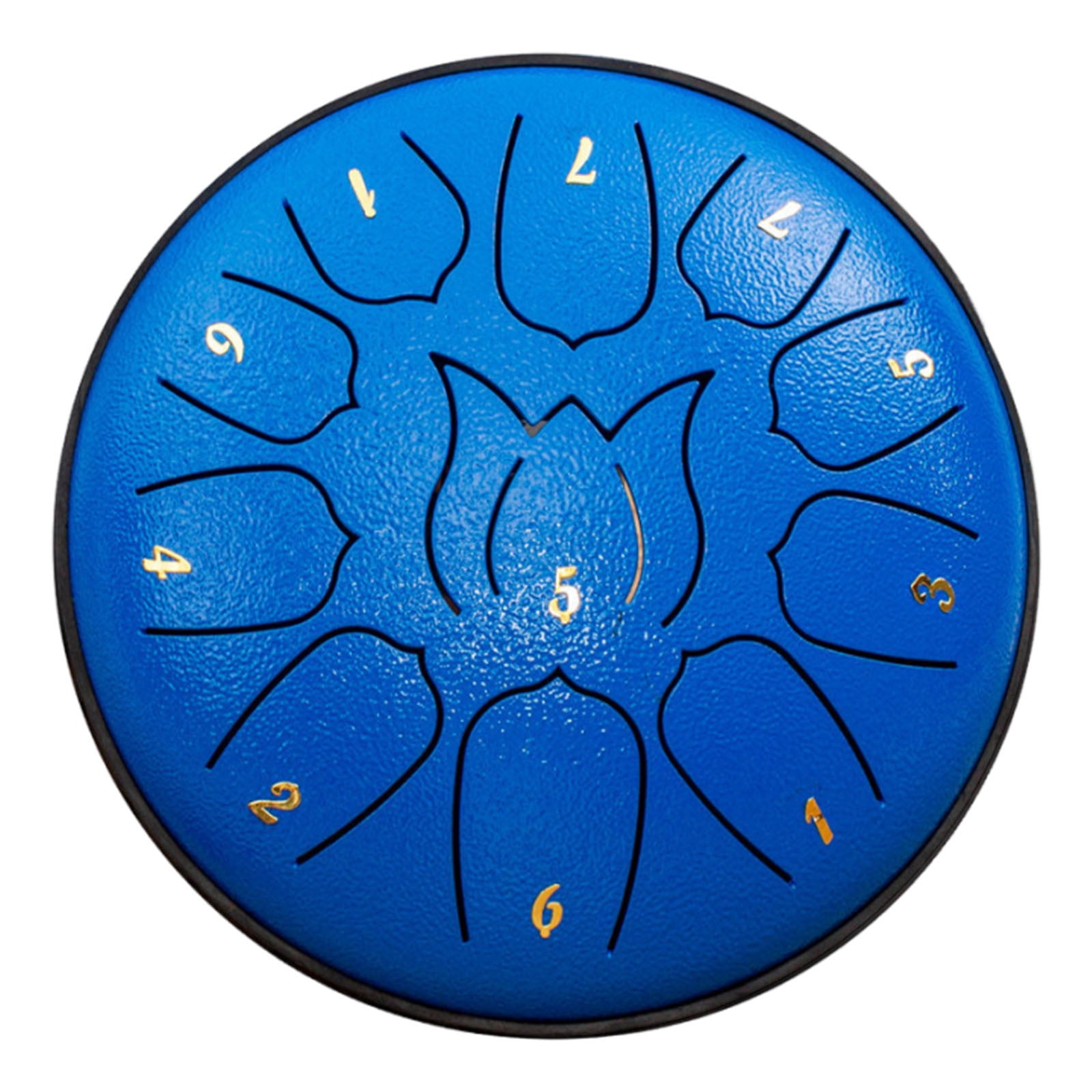 JGJJUGN 6-Inch 11 Tone Hand Drum Forget Worry Drum Portable Carbon Steel Musical Instrument for Stress Relief and Relaxation