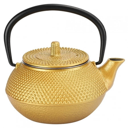 Flameen Teapot Cast Tea Pot Iron Kettle 0 3l Home Decoration Crafts Collectibles Uncoated Gift Elegant Decor Canada - Cast Iron Home Decor Collectibles