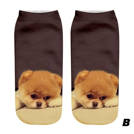 

MIARHB Unisex Men Women Funny Anklet Socks Popular Printed Casual Short Socks