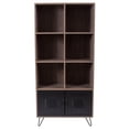 thumbnail image 3 of Flash Furniture Bibliothèque de Rangement à 6 Compartiments en Rustique, 3 of 4
