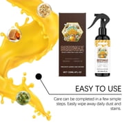 GWAAMB Beeswax Spray, Natural Micro-Molecularized Beeswax Spray for Kitchen and Furniture, Wood Cleaner and Polish, 1 Count