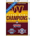 thumbnail image 3 of NFL Washington Commanders - Champions 23 Wall Poster, 22.375" x 34", 3 of 5