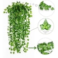 thumbnail image 2 of Fake Ivy Leaves Set of 12 Artificial Greenery Vines, 2 of 10