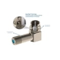 thumbnail image 6 of PPC Belden SignalTight® RaPLUS Right Angle Adapter for coax cables - Pack of 25, 6 of 6