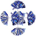 thumbnail image 4 of 4pcs Metallic Pom Poms for Team Spirit Cheering Dance Sports with Handle, 4 of 5