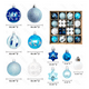 thumbnail image 2 of 44pzas Esferas Navideñas De Plastico Decoración Arbol Navida Xtellar multicolor, 2 of 4