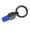 Blue, variant on Lightweight Leather Key Holder With Textured Grip Design For Secure Key Organization Metal Construction Keyring