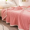 thumbnail image 5 of Taicans Cooling Comforters,Queen Size for All Season Warm Fuzzy Lightweight Thermal Fleece Summer Autumn Fall Winter Spring Blankets,Double Sided Summer Comforter for Bed Couch,Machine Washable Pink, 5 of 9