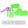 thumbnail image 5 of Uxcell Aluminum Metal Key Tag, 1-25 Number Tag, ID Tag with Ring 2x1.2inch Green Rectangle Blank for Decoration, 25pcs, 5 of 5