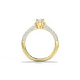 thumbnail image 3 of 2.54 Ct Round Diamond Bridal Rings Solid 18K Yellow Gold, 3 of 9