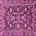 thumbnail image 1 of Ahgly Company Indoor Square Oriental Purple Traditional Area Rugs, 3' Square, 1 of 4
