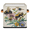 Multicolor 1, variant on CURLYOOT Black Bookshelf and Goth Skull 11 x 11 Inch Cube Storage Bin, Fabric Storage Cube Foldable Basket with Leather Handles, Organizer Basket for Closet Shelves