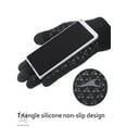 thumbnail image 6 of Gustave 2 Pairs Winter Knit Gloves Touchscreen Windproof Anti-slip Thermal Soft Wool Lining Elastic Cuff for Women Men "Black, Men", 6 of 9