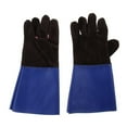 thumbnail image 2 of Guantes De Soldadura De Piel De Cubierta De Mano Guanteletes Resistentes A Las Llamas, 2 of 8