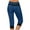 Blue, variant on Gym Pants Women New 2025 Capris Women Capris Pants Casual Elastic Waist Drawstring Yoga Joggers Lightweight Running Cropped Sweatpants Ladies Capris Blue 3XL