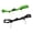 Green and black, variant on 2Pcs Adjustable Running Waist Belt with 6 Elastic Rings Elastic Waistband Cycling Race Bib Holder for Running Cycling