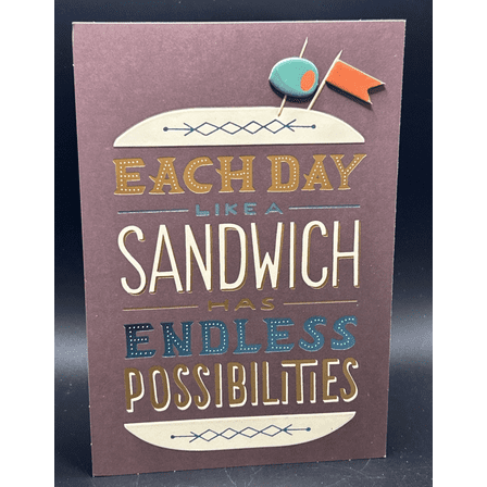 Best Wishes 3D Greeting Card w/Envelope