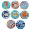 thumbnail image 1 of Painting Coasters Diy  Art Coasters With Holder Cork Pads For Spring Summer Party Home Decor, 1 of 13