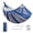 Thickened blue fine stripe, variant on Double Hammock for 2 Adults – 500lbs Heavy Duty Canvas & Wood, Ideal for Outdoor Patio, Camping, Beach, Backyard – Oversized, 330x150cm