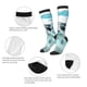 thumbnail image 3 of Fotbe Swimming Cat Goggles Calcetas Divertidas Estampadas para Hombre y Mujer, Calcetas de Algodón hasta la Rodilla para Caminar, Correr, Enfermería y Embarazo, 3 of 6