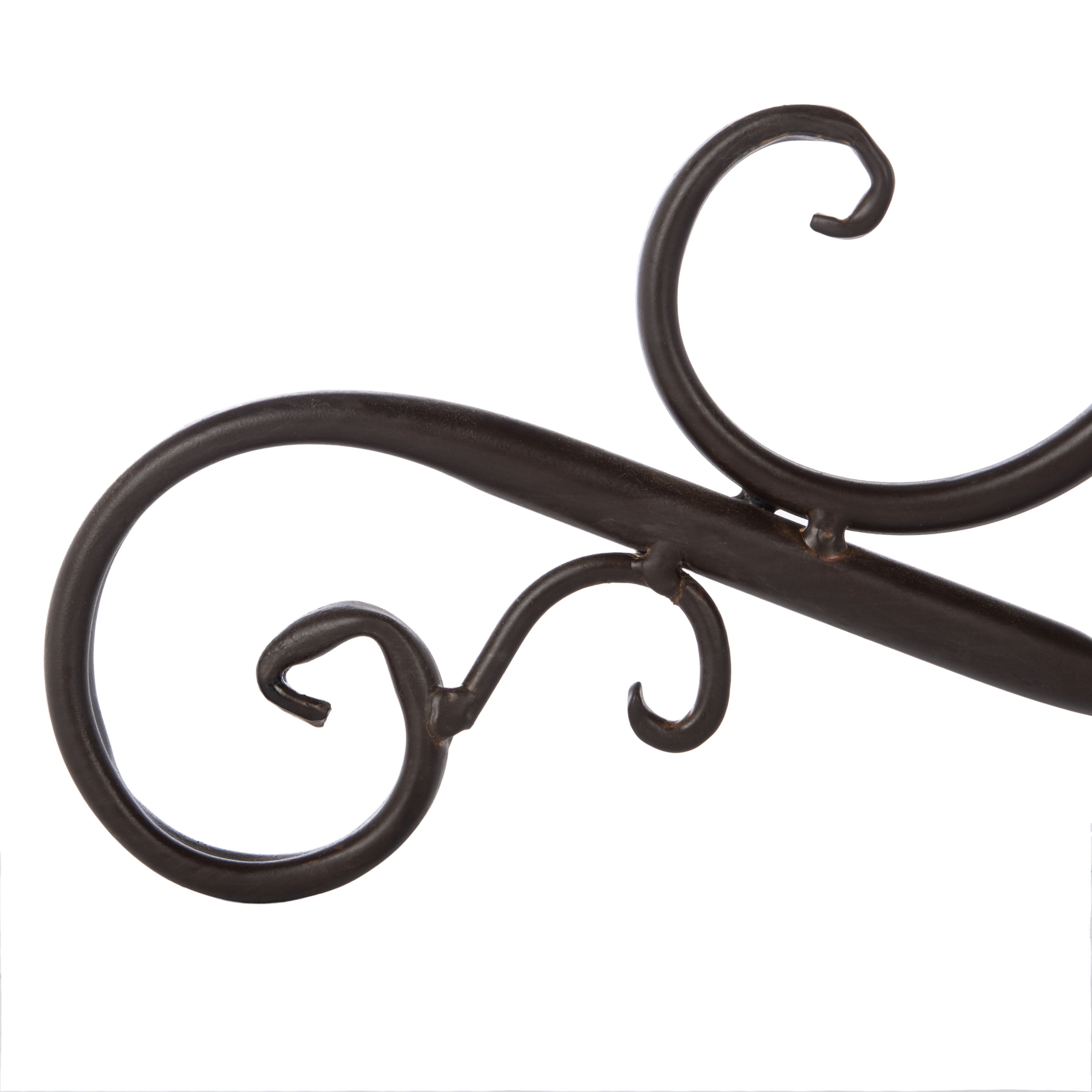 SAFAVIEH Orian Solid Rustic Outdoor Patio Bird Bath, Rustic Brown