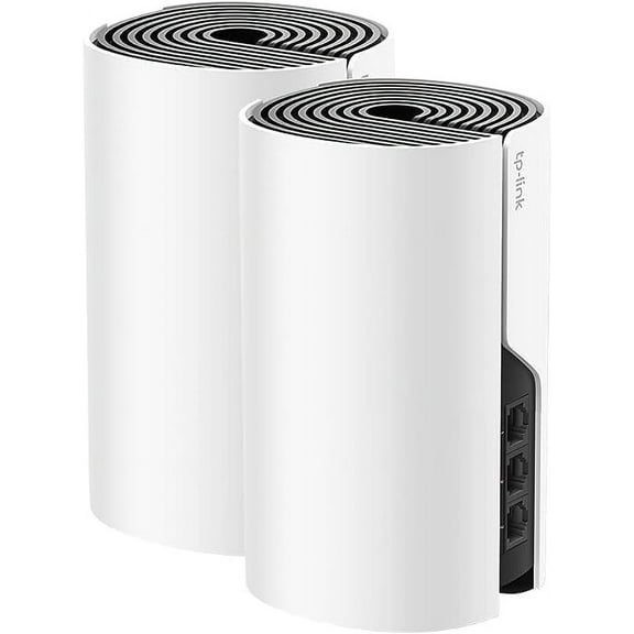 TP-Link Deco WiFi Mesh, Sistema WiFi de Malla para Todo el Hogar, AC1900, hasta 1300Mbps en 5GHz, 3*Gigabit, Compatible con Todos los Deco, Deco S7(2-Pack)