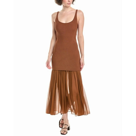 A.L.C. womens  Mickey Silk-Blend Dress, xs