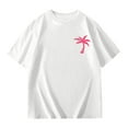 thumbnail image 1 of Hiiyo Big Girls Short Sleeve T Shirt Drop Shoulder Loose T-Shirt, Sizes 3-14, 1 of 5