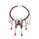 thumbnail image 1 of Collar de mujeres, collar de declaración, collar elegante, joyas brillantes, collar de borla para el compromiso, el día de Valentín, 1 of 9