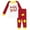 White / red, variant on Harry Potter Pajama Shirt and Pants Set Infant to Toddler