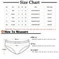 thumbnail image 2 of Rciityk Hot Pink Seamless Underwear for Women No Show Ice Silk Stretch Bikini Panties Low Rise Wave Border Comfortable Briefs, 2 of 3