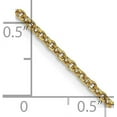 thumbnail image 4 of Solid 14K Yellow Gold 1.8mm Round Open Link Cable with Lobster Lock Chain - 24", 4 of 8