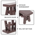 thumbnail image 5 of 8 Pieces Miniature Wooden Dollhouse Furniture Stools Set, Tiny Footstools for Doll House Decor and Accessories, 5 of 6