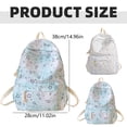 thumbnail image 2 of 2025 Cute Preppy Printed Kawaii Backpack, Aesthetic Laptop Daypack For Travel And Daily Casual Use (Green), 2 of 9
