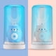 thumbnail image 2 of Cepillo de dientes eléctrico sónico para niños de 360 grados, recargable en forma de U, cepillo de dientes inteligente para niños, luz azul, IPX7, taza de desinfección UV, 2 of 5