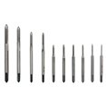 thumbnail image 3 of 10Pcs High Speed Metric Straight Spiral Flute Coarse Thread Watches Micro Taps Set, 3 of 8