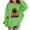 Dark Green, variant on Grblisyd Girl's Hoodie Long Sleeve Halloween Hooded Sweatshirt Cute Pullovers Tops Fall Winter Outfits Clothes with Kangaroo pocket