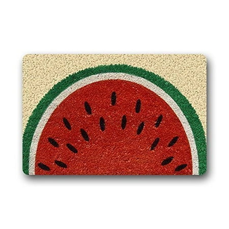 Summer Rub - WinHome Summer Watermelon Doormat Floor Mats Rugs Outdoors/Indoor Doormat Size 23.6x15.7 inches