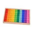 thumbnail image 2 of Tachiuwa Acrylic Cubes Blocks Set Clear Rainbow Acrylic Gemstone Cubes for 60pcs, 2 of 9