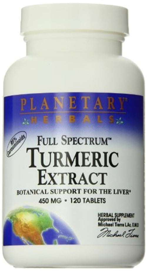 Planetary Formulas Planetary Herbals Full Spectrum Turmeric Extract, 120 ea