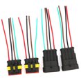 thumbnail image 2 of Car Connector,2 Sets 4/5/6 Pin Car Waterproof Connector Car Electrical Connector Expertly Crafted, 2 of 8