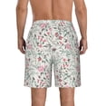 thumbnail image 3 of Kdxio Fairy Floral Pattern Mens Casual Shorts - Drawstring Summer Beach Sports Shorts for Men, 3 of 9