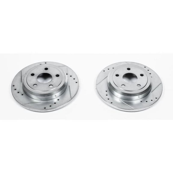 Rear Brake Rotor Set - Compatible with 2011 - 2020 Jeep Grand Cherokee 2012 2013 2014 2015 2016 2017 2018 2019