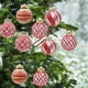 thumbnail image 5 of pstuiky Paquete de 16 adornos navideños bolas de Navidad de 60 mm grandes adornos de plástico transparente para árbol de Navidad decoraciones colgantes para Navidad., 5 of 6