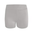 thumbnail image 4 of ELFINDEA Yoga Pants Shapewear Women Banded Shorts Boyshorts Boardshorts Swimsuits Sporty Short Plus Size Body Suits for Womens Gray S, 4 of 7