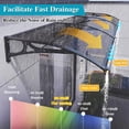 thumbnail image 4 of Awning for Door Entrance, Window Awnings Exterior with Aluminum Bracket, UV, Rain & Snow Protection, Durable Polycarbonate Canopy for Entrance, Balcony, Garage, Gray, 4 of 4