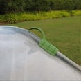 thumbnail image 4 of 15Pcs Garden Buildings Tube Clip Greenhouse Frame Pipe Tube Film Clip Pipe Clamps Connector Green 20Mm, 4 of 4