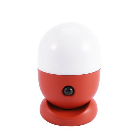 

360 Degree Rotating Automatic LED Night Light Human Body Induction Lamp Magnetic Adsorption Wall Lamp Red