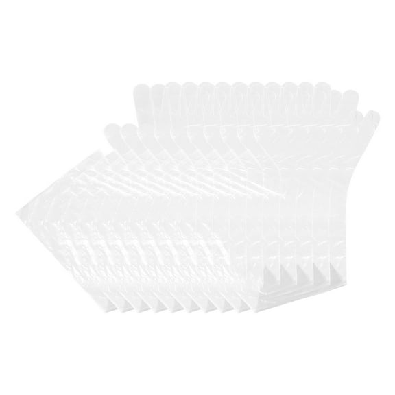 Niceauty Midwifery Gloves for Protective Use Long Arm PE White Disposable Gloves Suitable for Livestock 50pcs